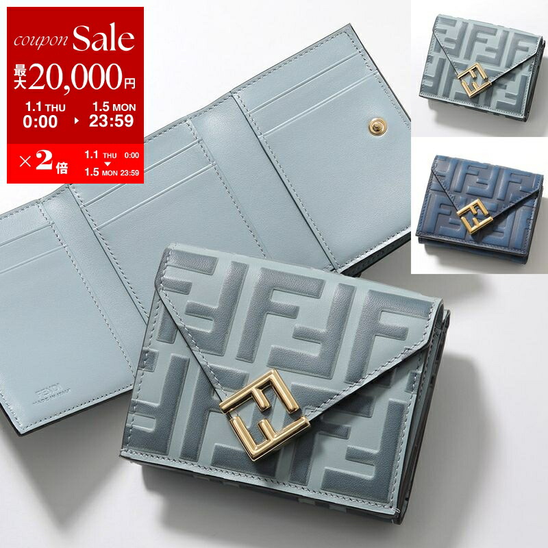 楽天市場】FENDI フェンディ 三つ折り財布 FFダイヤモンド 8M0480 ADYM