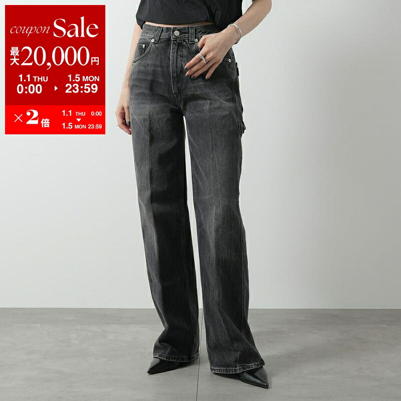 【未使用タグ付き】HAIKUREデニムカーゴパンツ 25 HAIKURE（ハイクレ）デニムパンツ 青 サイズ:25(S位) レディース