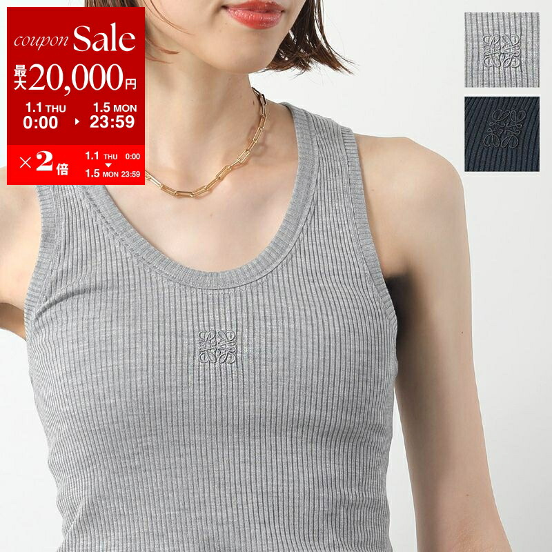 美品♡タグ付き LOEWE クロップド丈 リブTシャツ XS 楽天市場】【新春SALE・最大2万円OFFクーポン1/1～5限定】LOEWE ロエベ