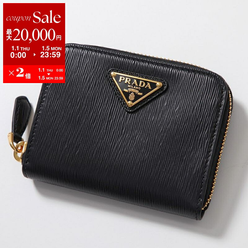 プラダ コンパクトウォレットミニ財布 三つ折財布 トライアングルロゴ ブラック 楽天市場】PRADA プラダ サフィアーノトライアングル 三つ折り財布