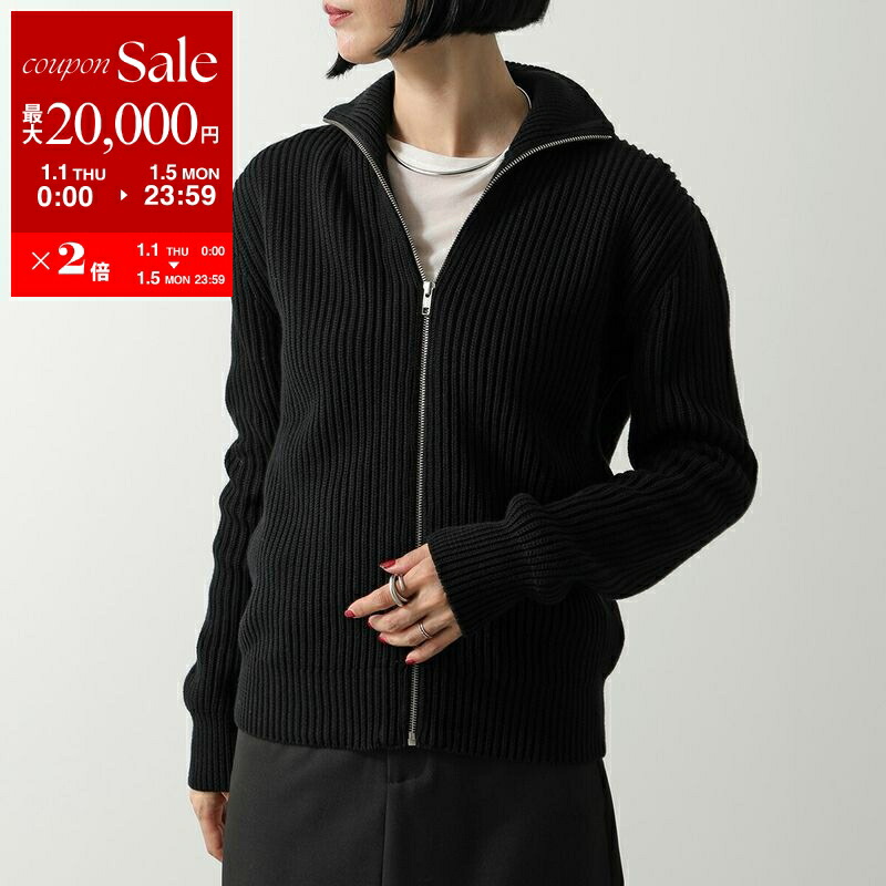 ★かよん★MM6メゾンマルジェラ☆ニットケープウールブレンドジップアップ ☆かよん☆MM6メゾンマルジェラ☆ニットケープウールブレンドジップ