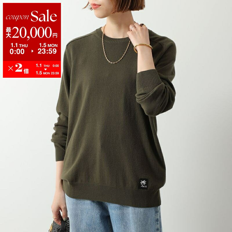 【未使用】ヌメロヴェントゥーノ N°21 モヘアワイドクロップドニット セーター 新品 N°21 イタリア製 モヘアニット ヌメロヴェントゥーノ未使用 タグ付き