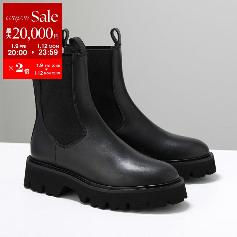 マックスマーラ　ウィークエンド　ブーツ　厚底　サイドゴア　ブラック　黒　39 MAXMARA WEEKEND LINE（マックスマーラウィークエンドライン） MAX