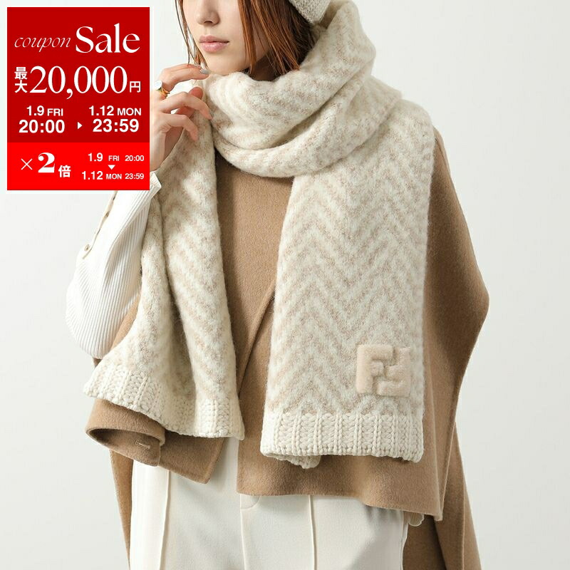 楽天市場】【新春初売り】 フェンディ FENDI FFモチーフ マフラー 秋冬