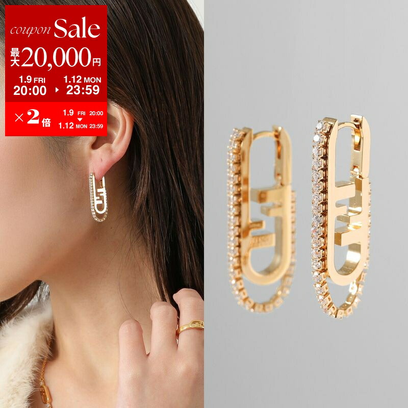 楽天市場】FENDI フェンディ チェーンピアス 8AH328 A44G レディース