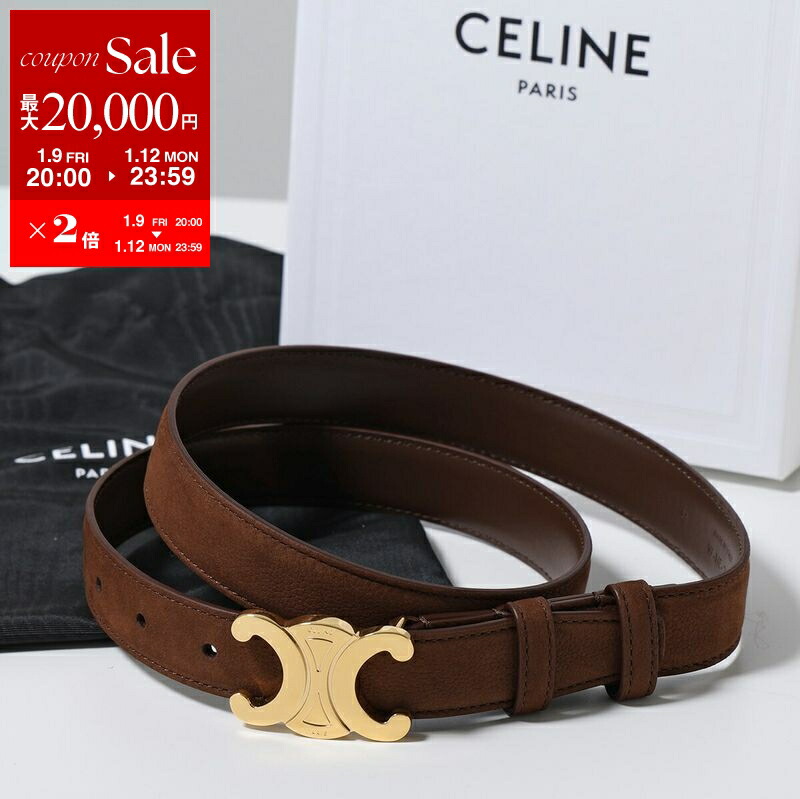 楽天市場】CELINE セリーヌ ベルト Medium 25mm 45BAG3A01.38SI