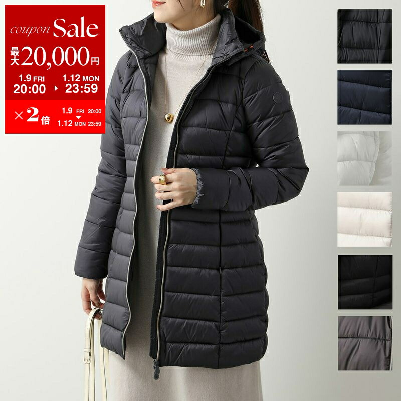 セイブザダックエコダウンレディースロングコート セイブザダック SAVE THE DUCK ダウンジャケット コート リサ