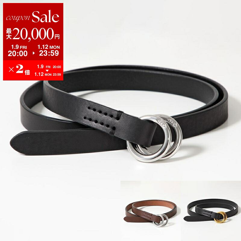 J&M DAVIDSON ベルト ウエスタンバックル 20mm幅　黒　32/80 ベルト WESTERN BUCKLE 20MM | J&M DAVIDSON (Women