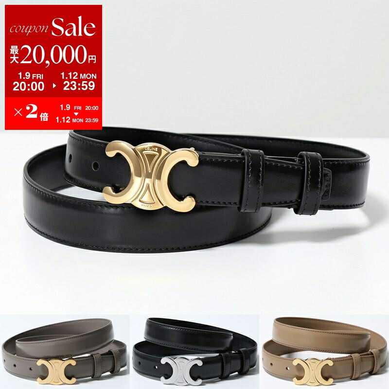 楽天市場】CELINE セリーヌ Triomphe Medium Belt ミディアム