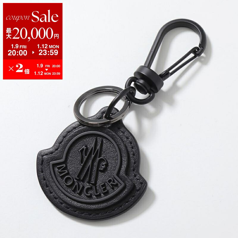 美品✨　モンクレール　MONCLER ゴールド キーホルダー　キーリング MONCLER レザーキーホルダー ゴールド金具 - メルカリ