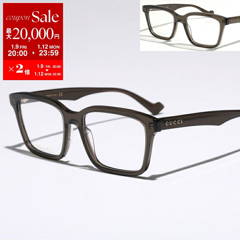 楽天市場】GUCCI グッチ メガネ GG0174O メンズ レディース スクエア型