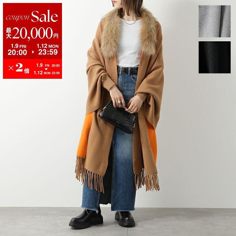 chloeクロエ ポンチョケープコート 未使用 CHLOE クロエ ロング丈 ポンチョ ケープ コート 34 ブラック