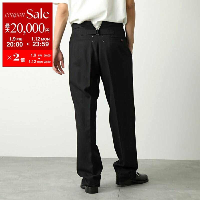 Maison Margiela パンツ スラックス マルジェラ 楽天市場】Maison Margiela メゾンマルジェラ ブラック コットン
