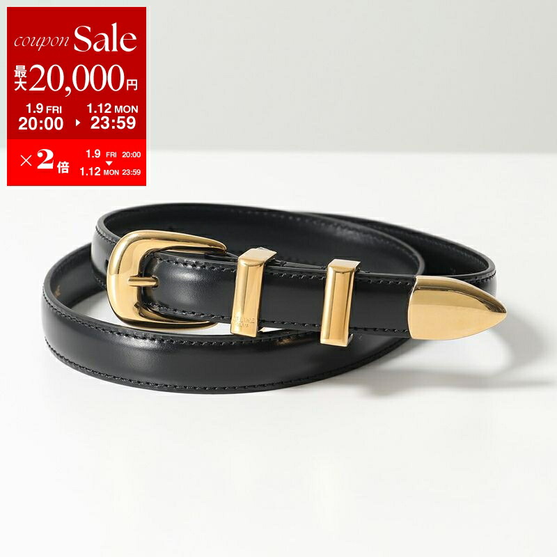 CELINE ウエスタンレザーベルト 楽天市場】CELINE セリーヌ ベルト Medium 25mm 45BAG3A01.38SI メンズ