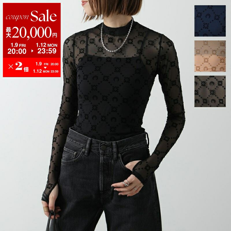 楽天市場】Marine Serre マリーン セル カットソー Second Skin Moon