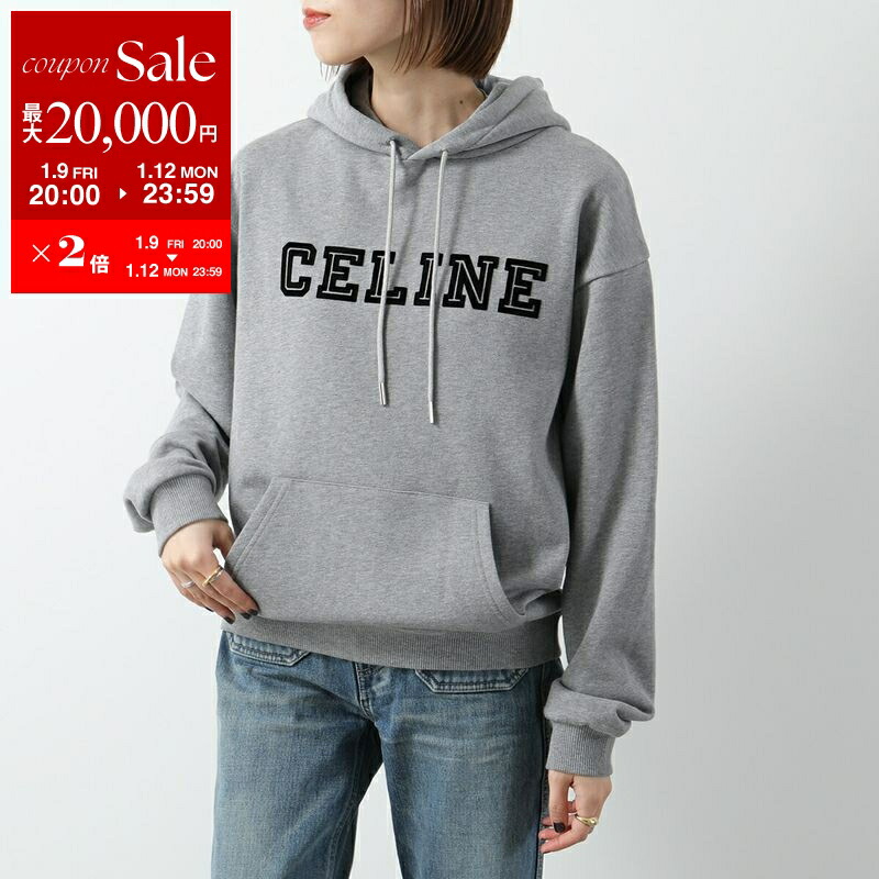 楽天市場】CELINE セリーヌ Oversized Hoodie プルオーバーパーカー