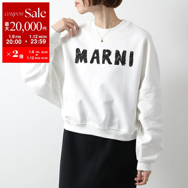 楽天市場】マルニ MARNI レディース−スウェット ブランド FLJE0185P2
