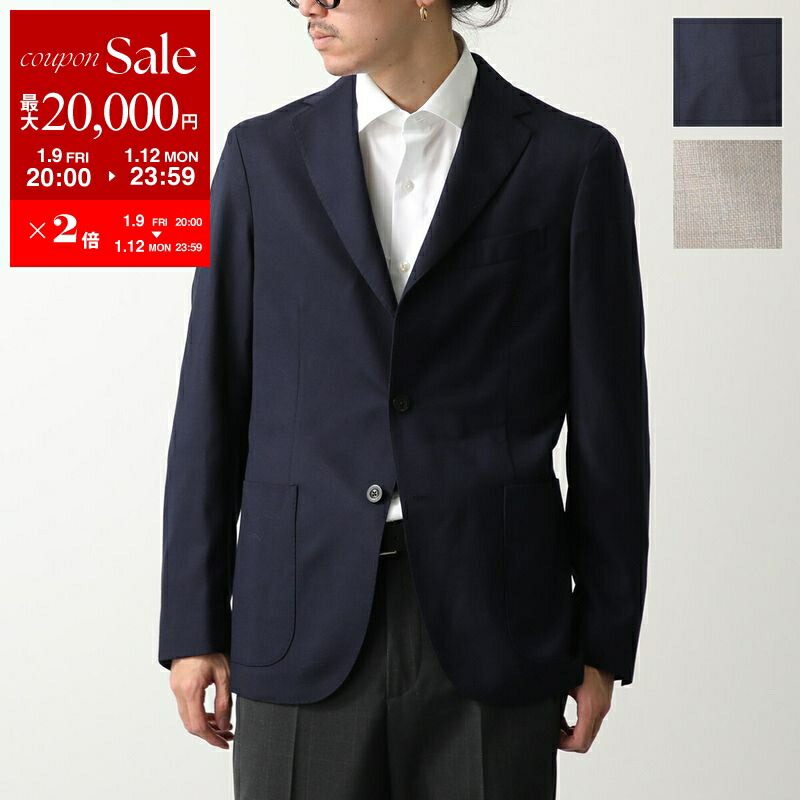 美品✨Boglioli テーラード Dover ゼニア ネイビー S Cool 美品✨Boglioli テーラード Dover ゼニア ネイビー S Cool