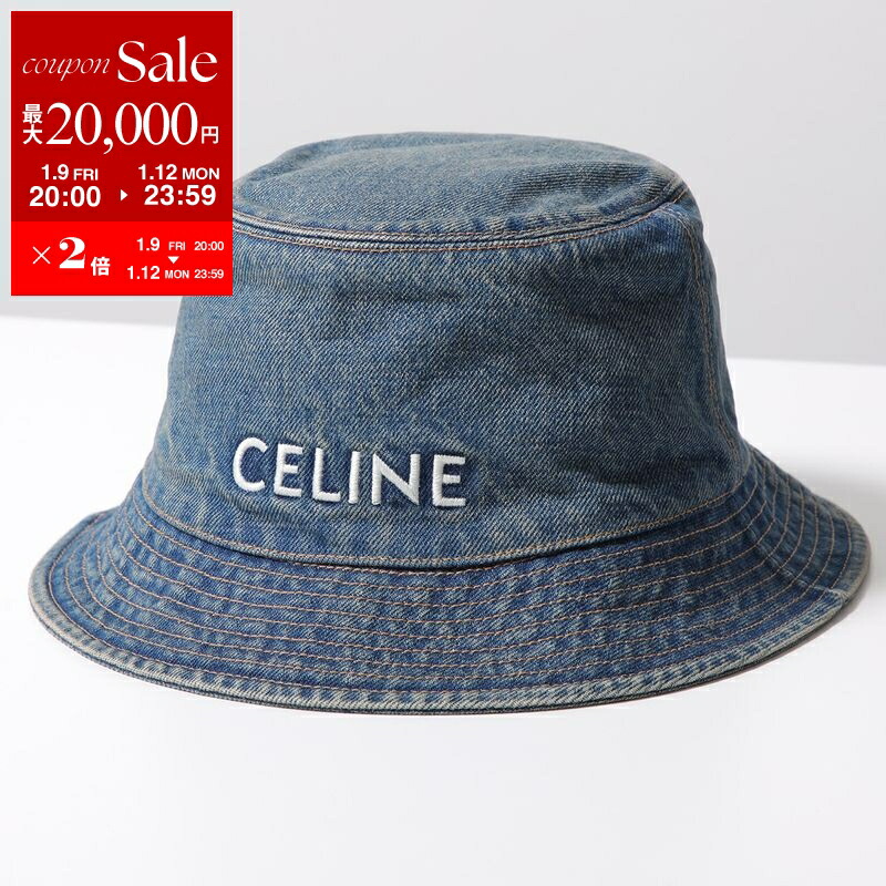 楽天市場】CELINE セリーヌ Triomphe Bucket Hat トリオンフ バケット