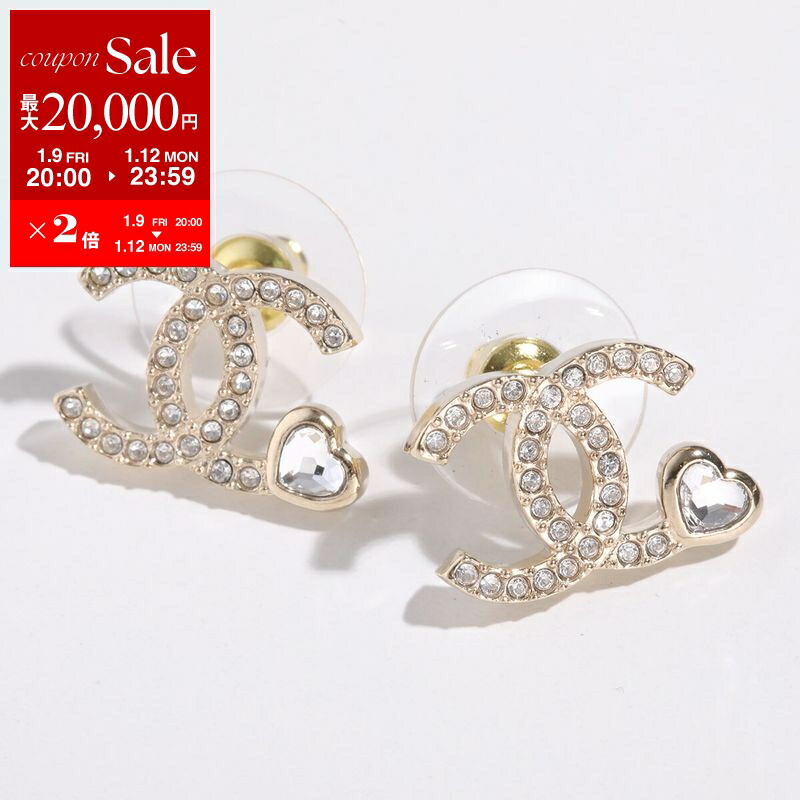 楽天市場】CHANEL シャネル ピアス ABB852 B14482 レディース CCマーク
