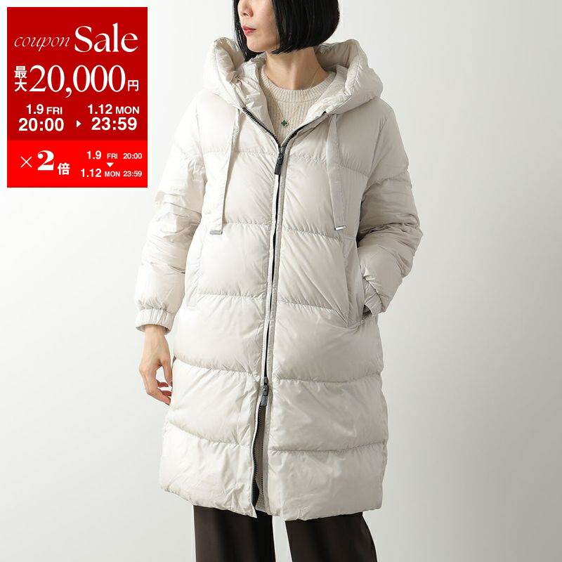 Max Maraのホワイト ダウンジャケット フード付き マックスマーラ ザ・キューブ Max Mara The Cube Max Mara The Cube