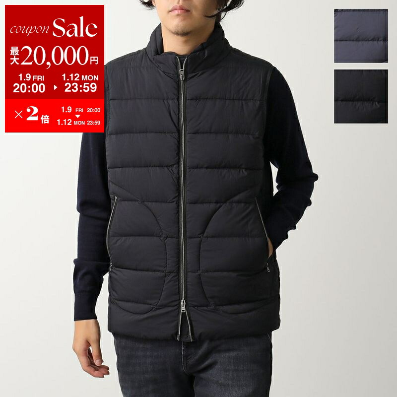 楽天市場】HERNO ヘルノ ダウンベスト PI001186U 12456Z メンズ エコ