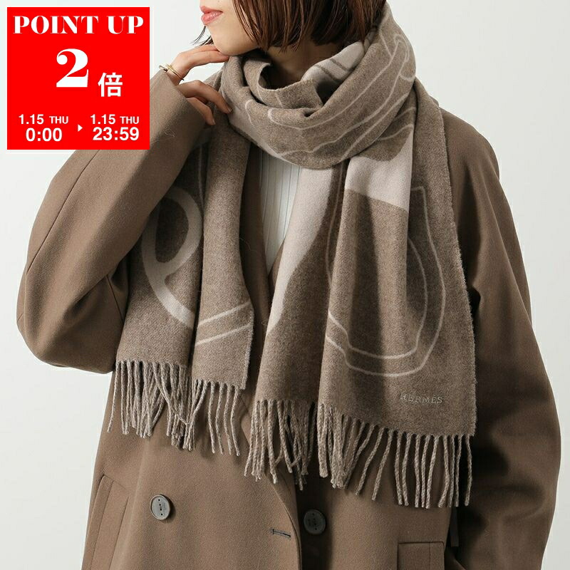 楽天市場】HERMES エルメス マフラー 160×30 カザック・キー