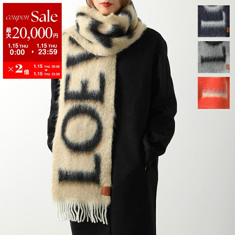楽天市場】LOEWE ロエベ LOGO WOOL MOHAIR SCARF マフラー ストール