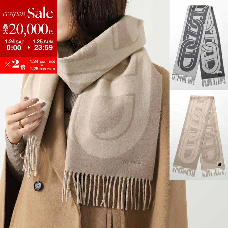 HERMES アイボリー マフラー HERMES（エルメス） ピッコリーナ マフラー アイボリー/カシミア100