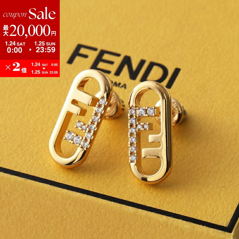 楽天市場】FENDI フェンディ ピアス 7AJ606 A44G メンズ 片耳販売 FF
