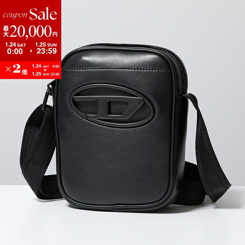 DIESEL ブラックレザーショルダーバッグ 楽天市場】DIESEL ディーゼル ショルダーバッグ 1DR XS X08709 PR818