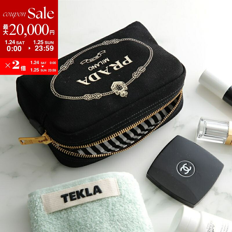 楽天市場】プラダ ポーチ レディース PRADA 1NA021 20L F0N12 ブラック