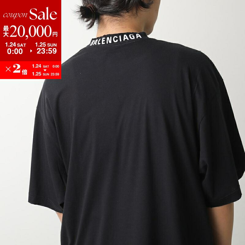 楽天市場】バレンシアガ Tシャツ カットソー ブラック シルバー メンズ