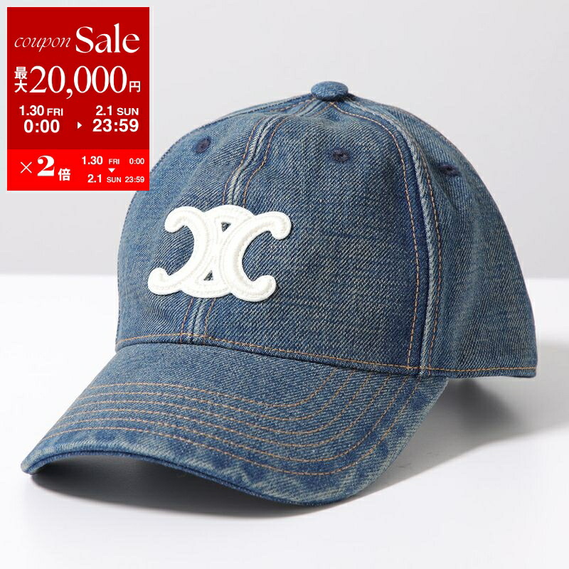 楽天市場】CELINE セリーヌ ベースボールキャップ 2AUS9815V.08TI