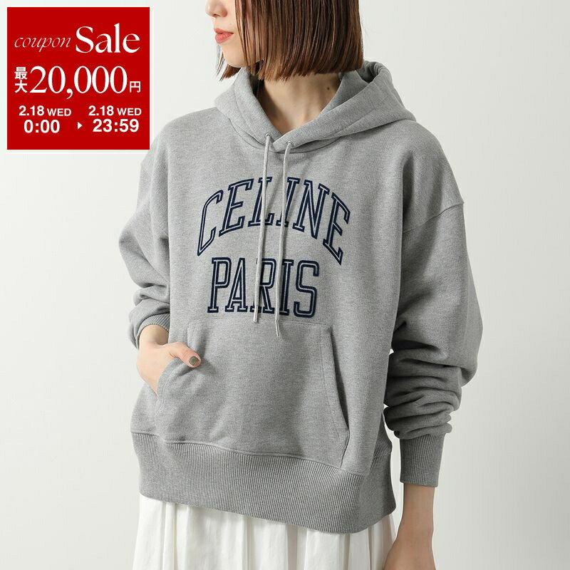 楽天市場】CELINE セリーヌ Oversized Hoodie プルオーバーパーカー