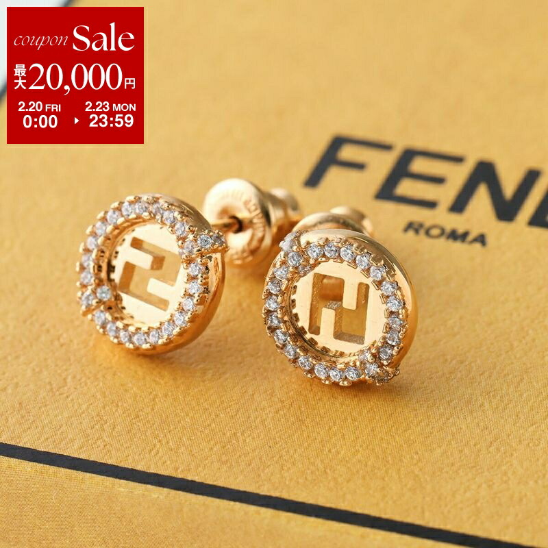 楽天市場】FENDI フェンディ ピアス 8AH085 A44G レディース FFロゴ