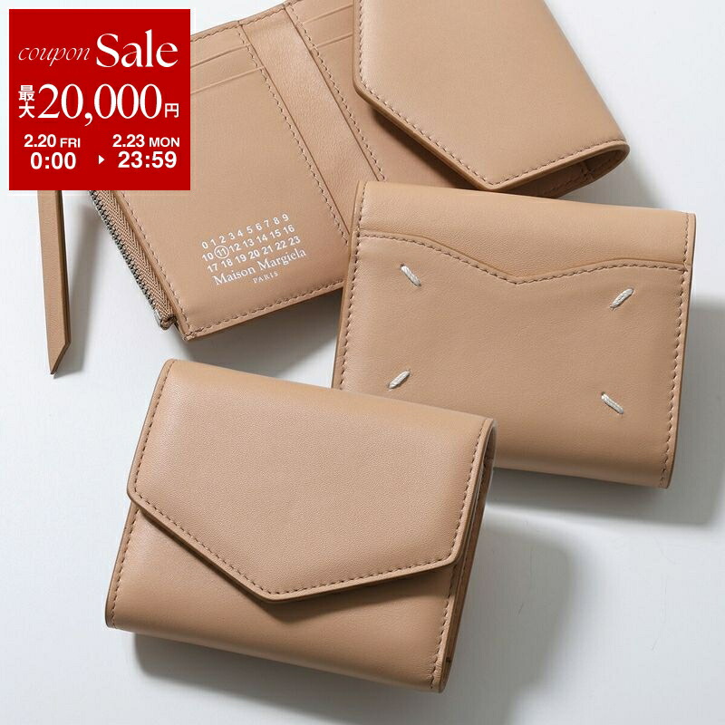 楽天市場】MM6 エムエムシックス メゾンマルジェラ 三つ折り財布