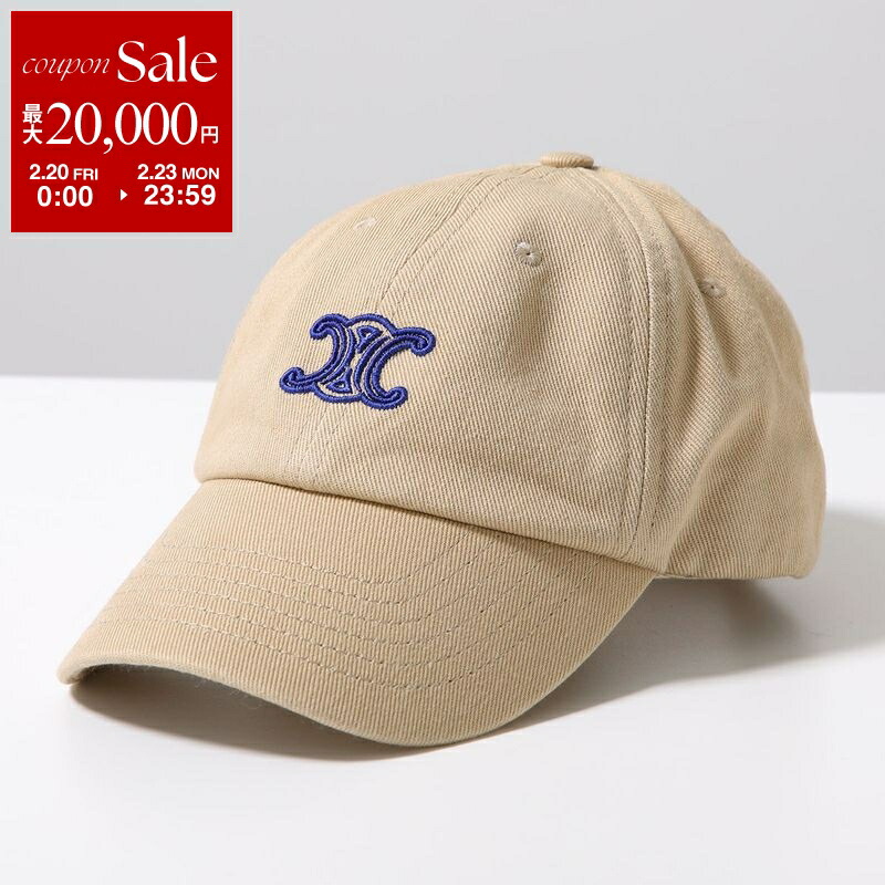 楽天市場】CELINE セリーヌ ベースボールキャップ 2AUS9815V.08TI