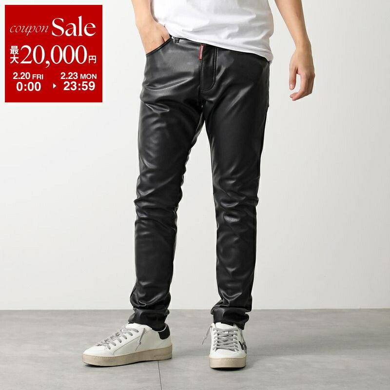 楽天市場】ディースクエアード DSQUARED60 メンズ レザー パンツ