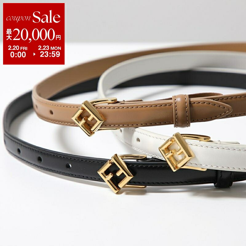 楽天市場】FENDI フェンディ ベルト 8C0650 AAIW レディース レザー FF