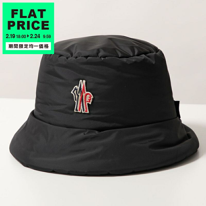 楽天市場】モンクレール 帽子 バケットハット ブラック レディース