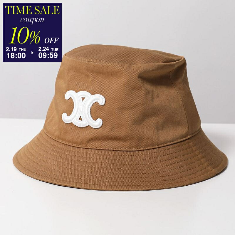 楽天市場】CELINE セリーヌ Triomphe Bucket Hat トリオンフ バケット