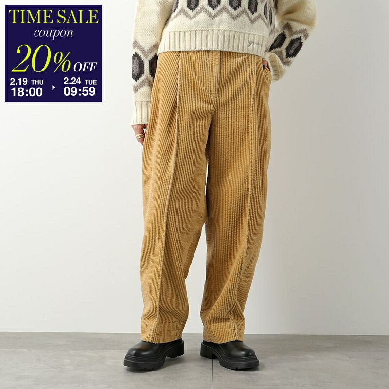 楽天市場】GANNI ガニー カーゴパンツ Light Slub High Waist Pocket