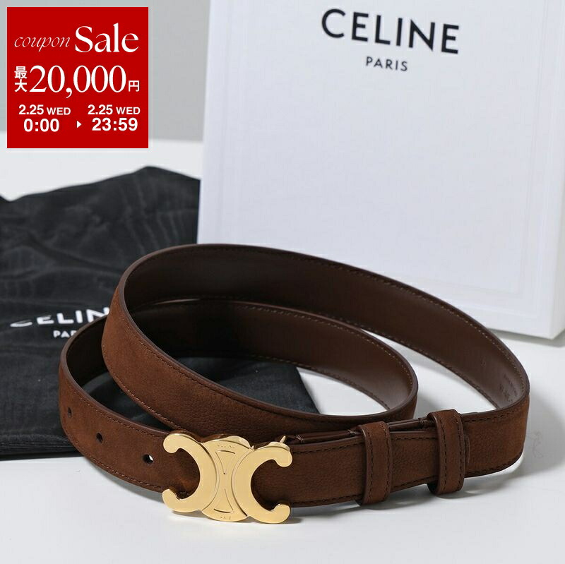 楽天市場】CELINE セリーヌ Medium Triomphe Canvas Belt ミディアム