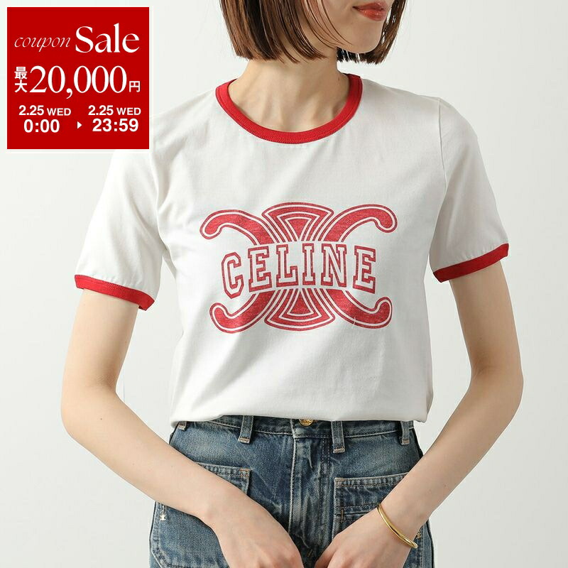 楽天市場】CELINE セリーヌ 半袖 Tシャツ 2X17H671Q.19VO 2X17H671Q
