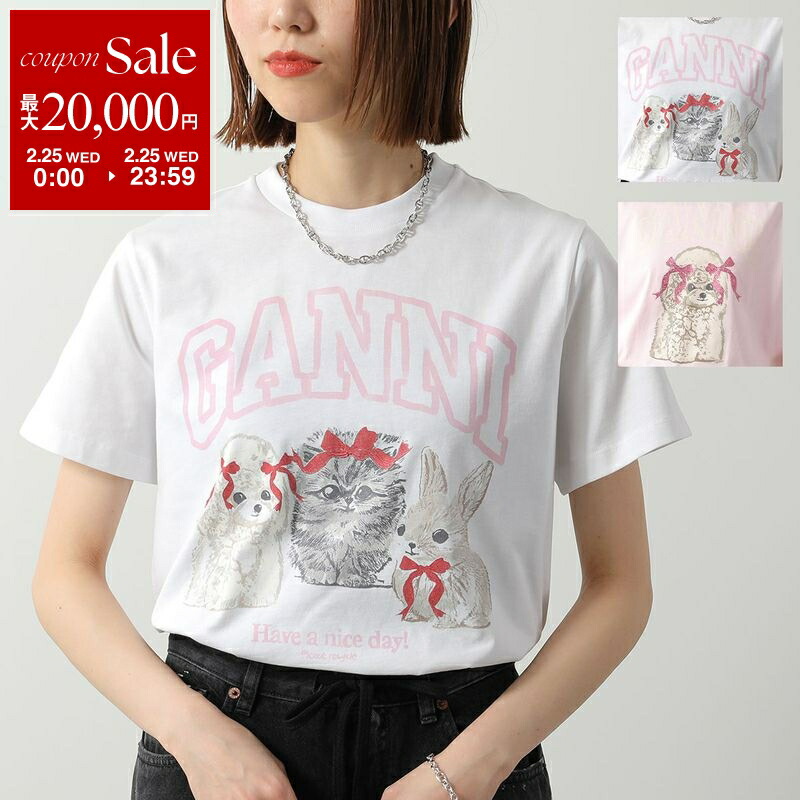 楽天市場】【最大2万円OFFクーポン対象・2/25限定】GANNI ガニー 半袖