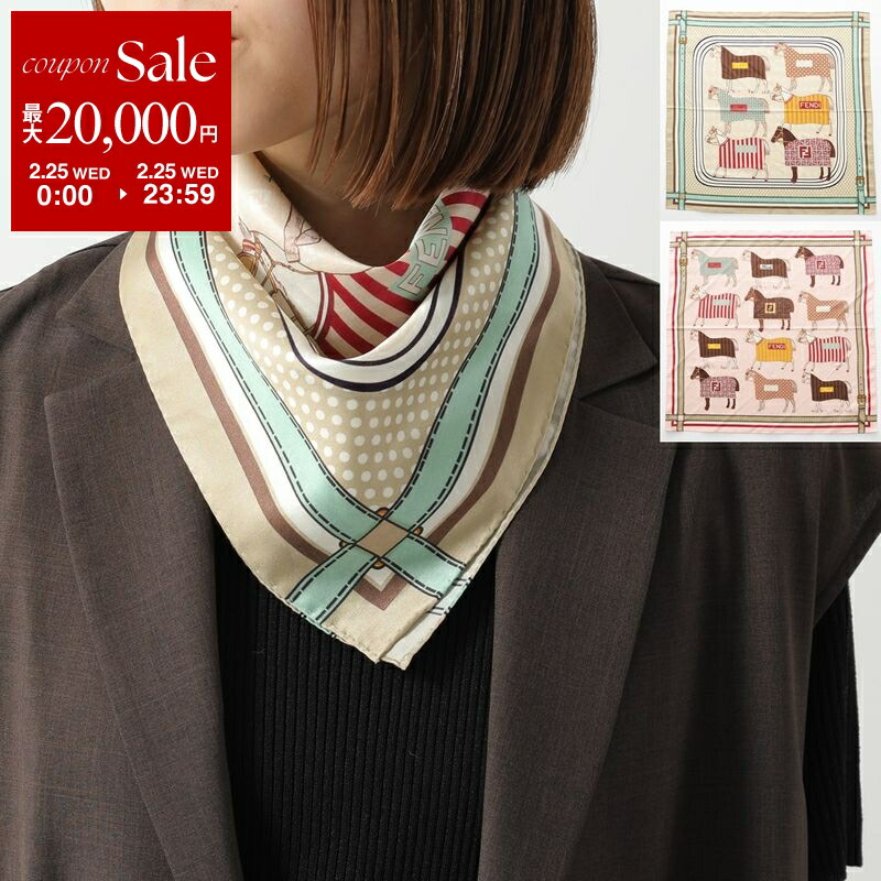 楽天市場】FENDI フェンディ スカーフ FXT011 AJWB レディース