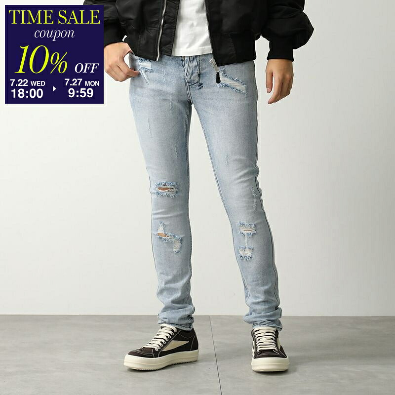 【10％OFFクーポン対象・7/22-18時～】KSUBI スビ ジーンズ van winkle trashed dreams ヴァン ウィンクル 1000062582 メンズ デニムパンツ ストレッチ スキニー スリム 098/DENIM【cp_ten】｜インポートセレクトmusee