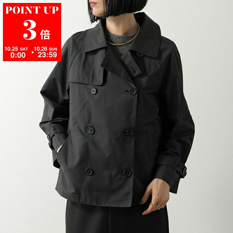 新品 Max Mara The Cube トレンチコート ベルト 36 紺 黒 中古・古着通販】MaxMara THE CUBE (マックスマーラ ザ キューブ