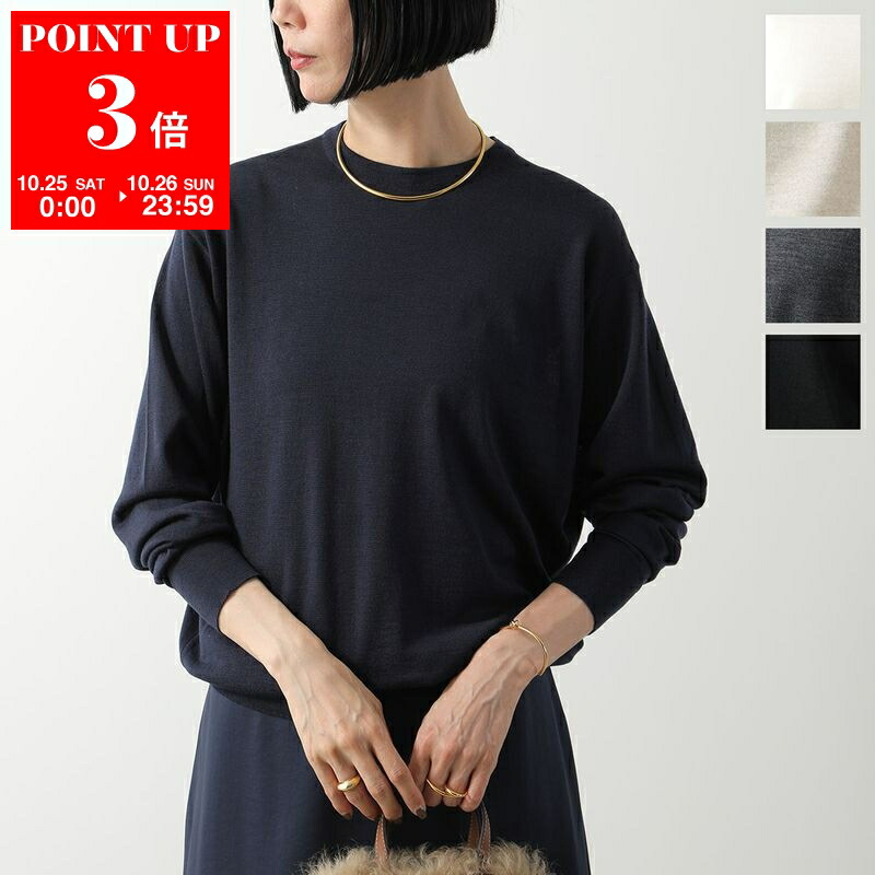 JOHN SMEDLEY/新品未使用春夏シーアイランドコットン30G長袖ニット ジョンスメドレー / JOHN SMEDLEY / HATFIELD / クルーネック